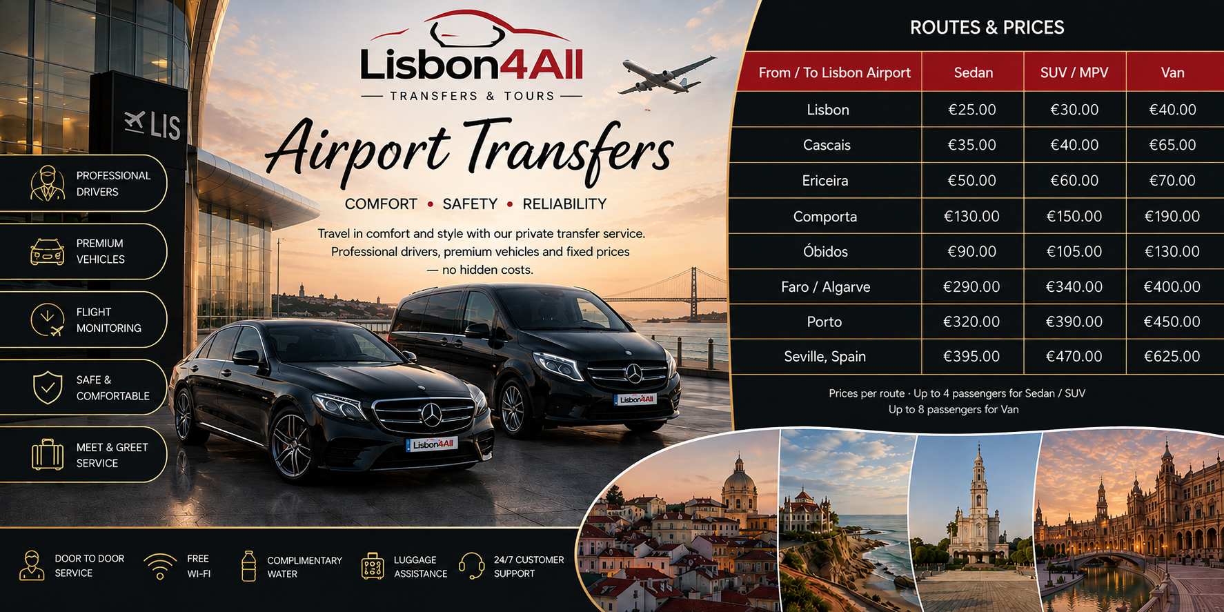 Taxi airport, transfer